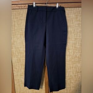 J. Crew Women's Dark Blue Callie Trousers. NWT Size 8P